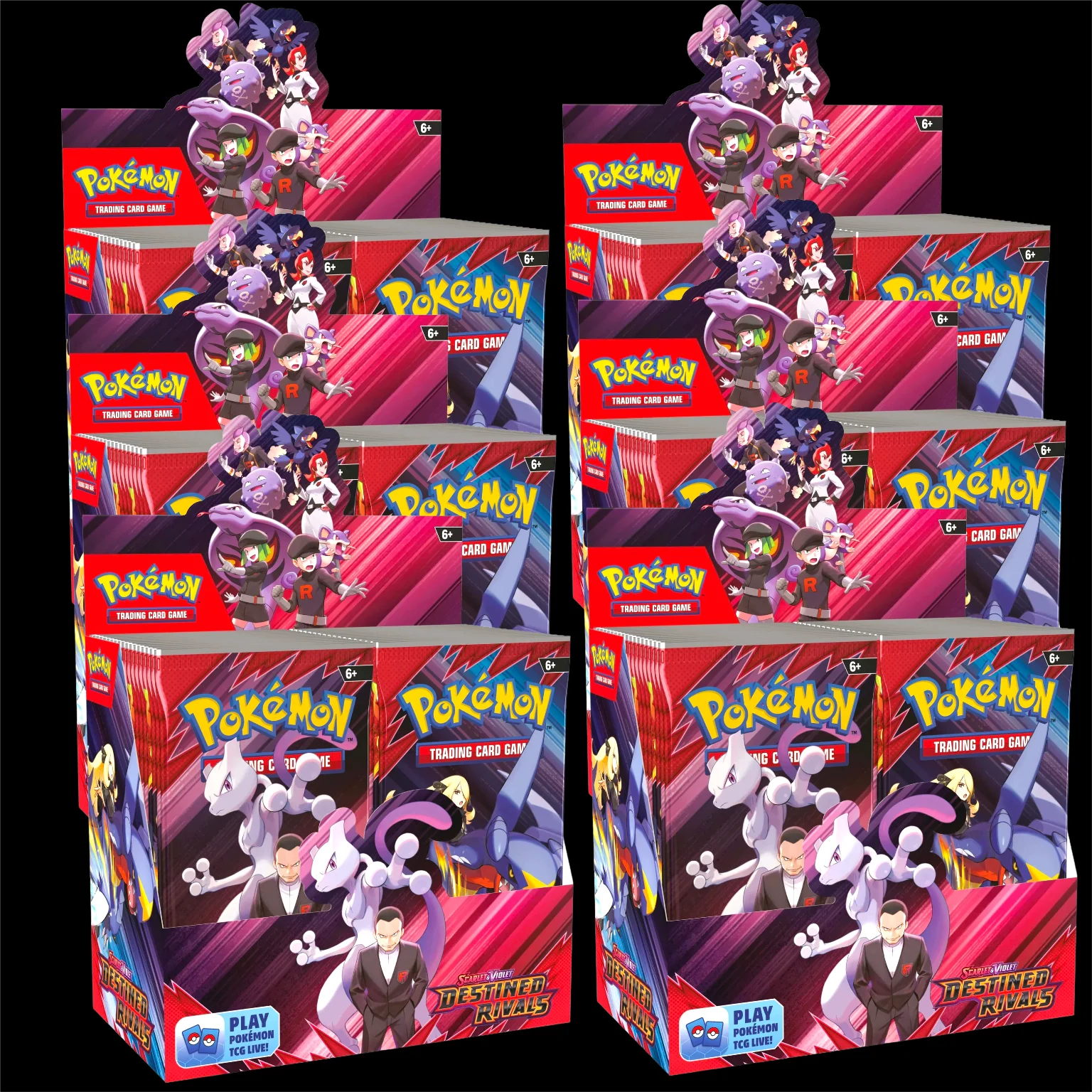 360 шт. Pokemon SV10 SV9A SV8A Destined Rivals, призматическая карта Evolutions 151 Ultra Prism, английский усилитель, боевая карта
360 шт. Pokemon SV10 SV9A SV8A Destined Rivals, призматическая карта Evolutions 151 Ultra Prism, английский усилитель, боевая карта