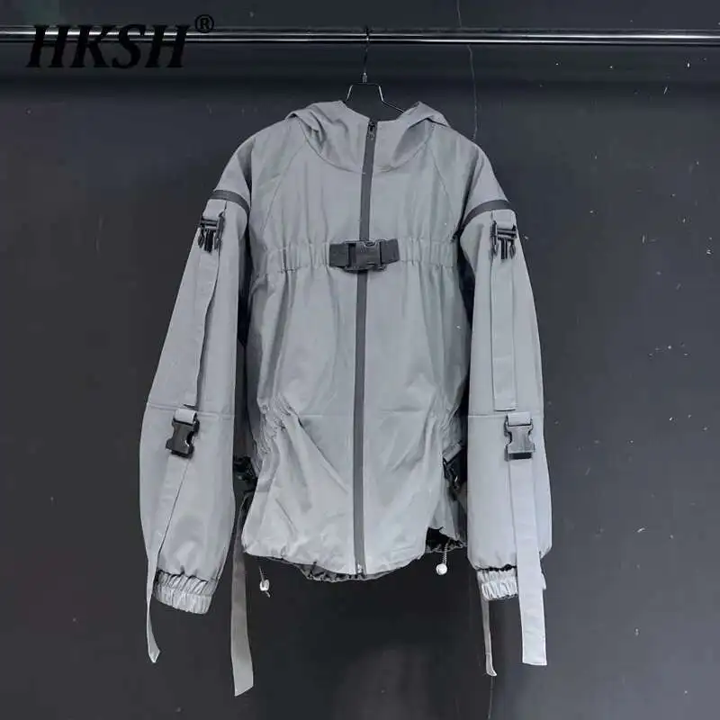 HKSH Original Design Spring Summer New Casual Stand Collar Retro Tide Woven Hooded Buckle Outdoor Dark Jacket Chic Hoodie HK4034
HKSH Original Design Spring Summer New Casual Stand Collar Retro Tide Woven Hooded Buckle Outdoor Dark Jacket Chic Hoodie HK4034