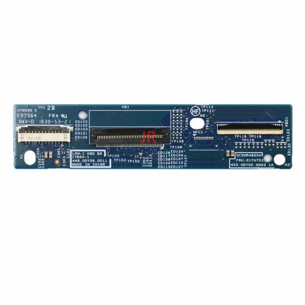 17B64-1 New Original Subcard Keyboard for Lenovo ThinkPad P1 Gen 1/X1 Extreme 1st Gen Laptop SC50R48554 01YU751
17B64-1 New Original Subcard Keyboard for Lenovo ThinkPad P1 Gen 1/X1 Extreme 1st Gen Laptop SC50R48554 01YU751