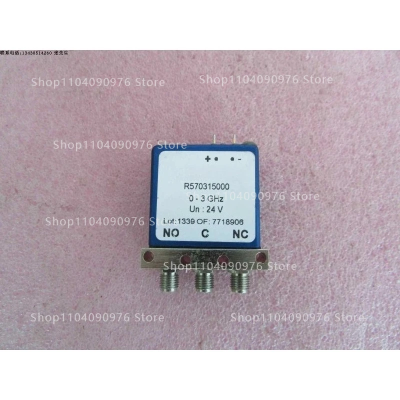 Used Suitable for Radiall R570315000 3GHz 300W 24V RF Microwave Coaxial Single Pole Double Throw Switch
Used Suitable for Radiall R570315000 3GHz 300W 24V RF Microwave Coaxial Single Pole Double Throw Switch