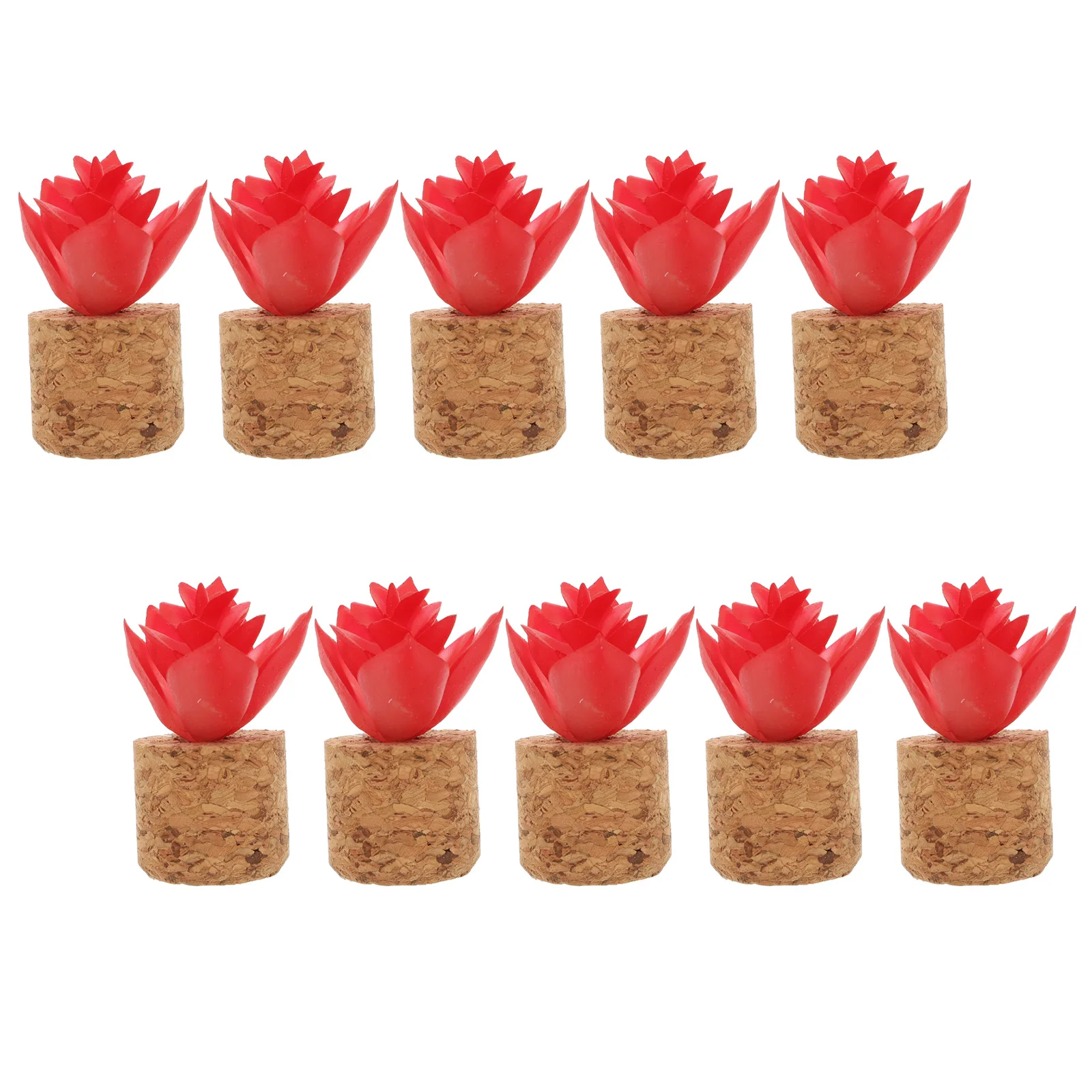10 Pcs Decorative Simulation Succulent Potted Plant Faux Magnetic Fridge Magnets 
10 Pcs Decorative Simulation Succulent Potted Plant Faux Magnetic Fridge Magnets