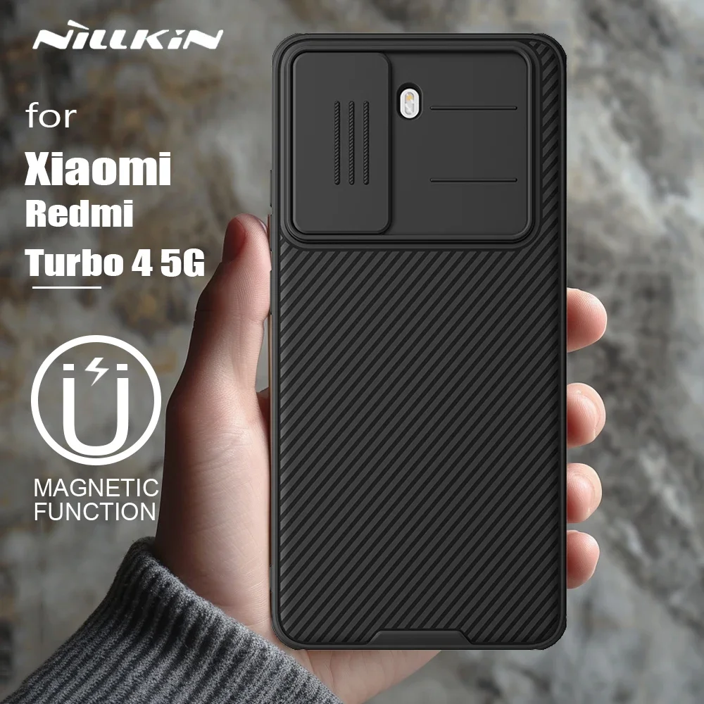 For Xiaomi Redmi Turbo 4 5G Case Nillkin CamShield Pro Magnetic Slide Camera Case Back Cover Protection
For Xiaomi Redmi Turbo 4 5G Case Nillkin CamShield Pro Magnetic Slide Camera Case Back Cover Protection