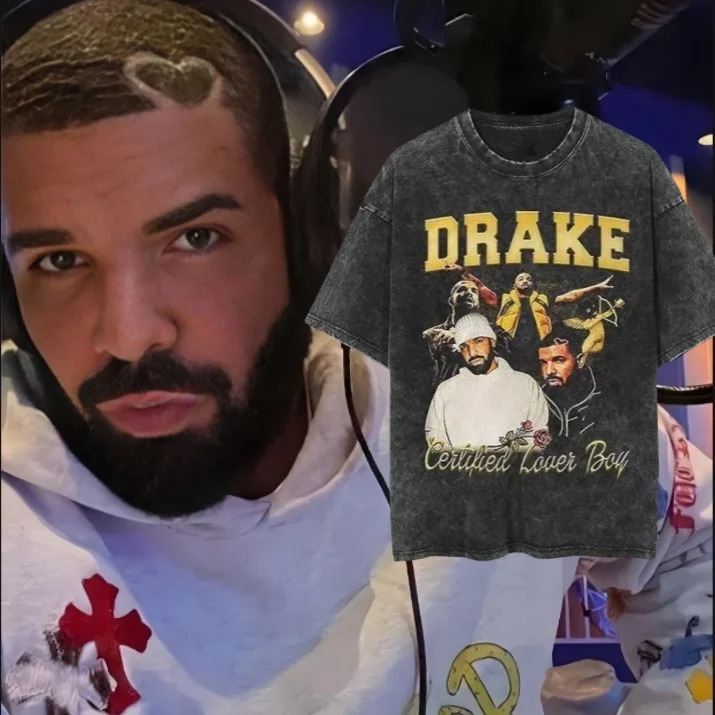 DRAKE Duck, винтажная футболка с короткими рукавами в европейском и американском стиле в стиле хип-хоп, рэп, сверхпрочный вымытый топ с короткими рукавами
DRAKE Duck, винтажная футболка с короткими рукавами в европейском и американском стиле в стиле хип-хоп, рэп, сверхпрочный вымытый топ с короткими рукавами