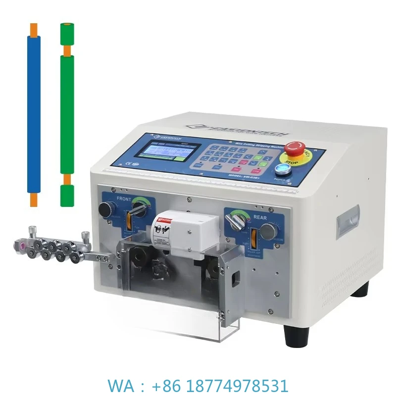 Stripping for PVC Braided Fiberglass Wire Cable Range 0.1-10 Mm2 EW-03B+ Full Automatic Stripper Machine
Stripping for PVC Braided Fiberglass Wire Cable Range 0.1-10 Mm2 EW-03B+ Full Automatic Stripper Machine