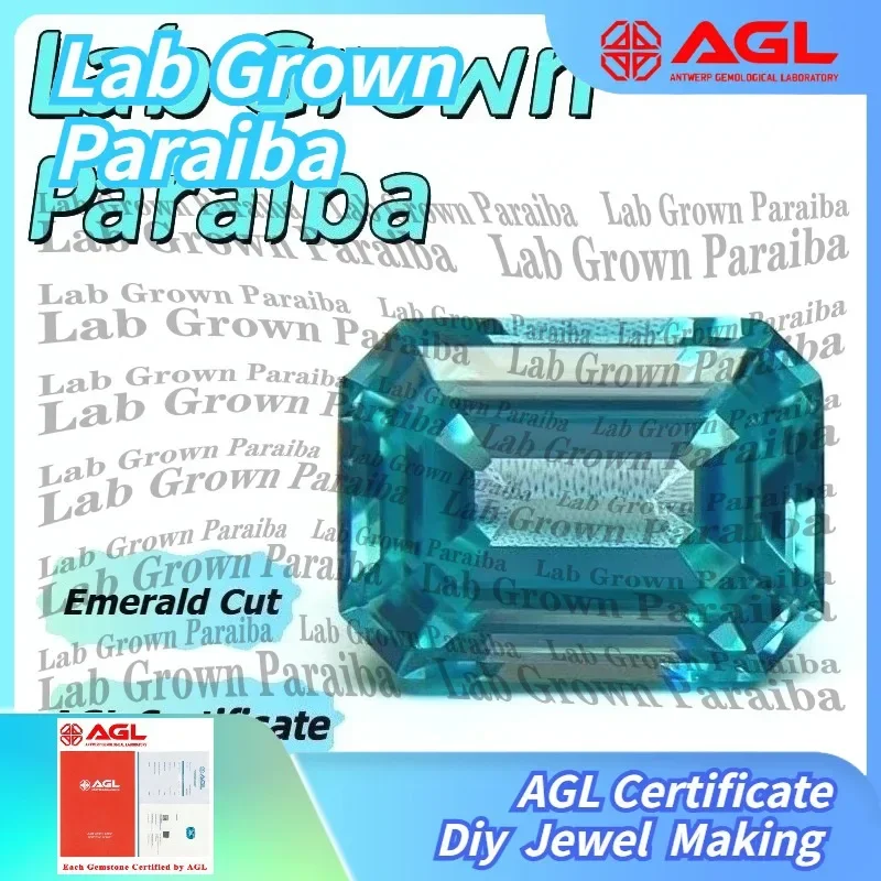 Lab Grown Paraiba Gemstone Emerald Cut for DIY Jewelry Making Ring Necklace Bracelet Inlay Lab Created Paraiba Tourmaline AGL
Lab Grown Paraiba Gemstone Emerald Cut for DIY Jewelry Making Ring Necklace Bracelet Inlay Lab Created Paraiba Tourmaline AGL