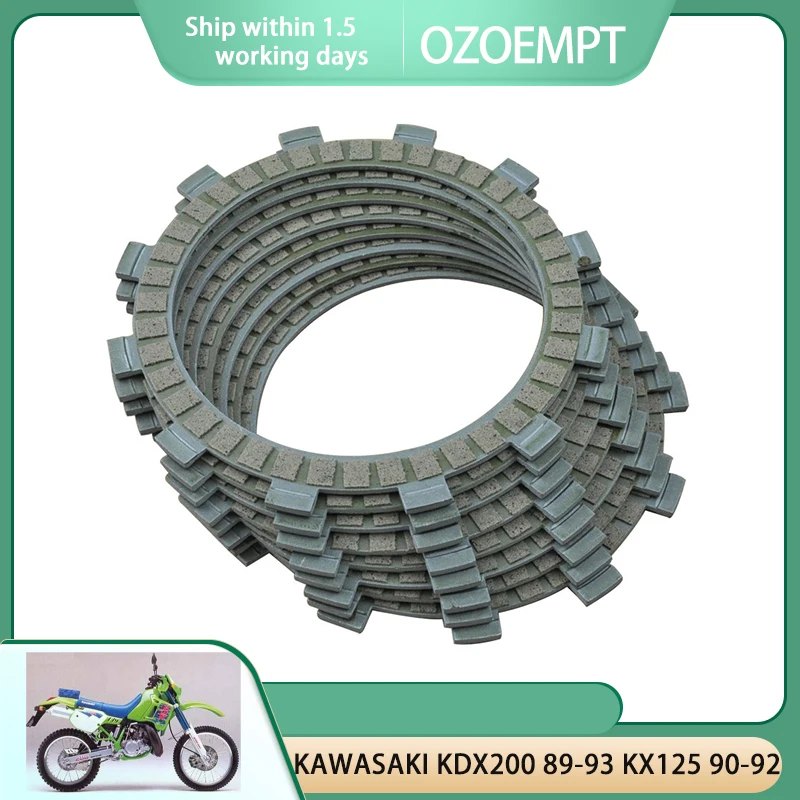 Фибрирующая пластина сцепления OZOEMPT, подходит для KAWASAKI KDX200 89-93 KX125 90-92
Фибрирующая пластина сцепления OZOEMPT, подходит для KAWASAKI KDX200 89-93 KX125 90-92