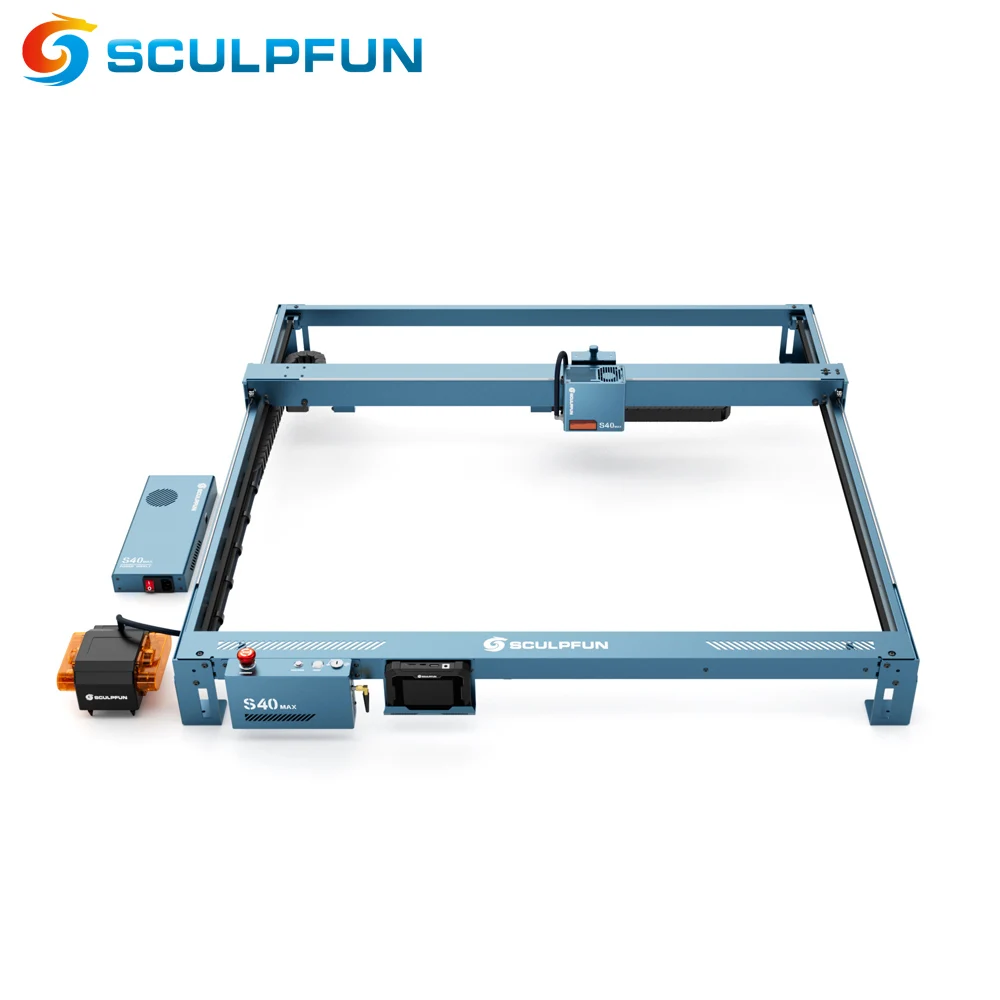 Sculpfun S40 MAX 48W Laser Engraver Cutting Machine 50L Air Assist Kit 830*800mm Engraving Area Auto-Focus For Wood Glass
Sculpfun S40 MAX 48W Laser Engraver Cutting Machine 50L Air Assist Kit 830*800mm Engraving Area Auto-Focus For Wood Glass
