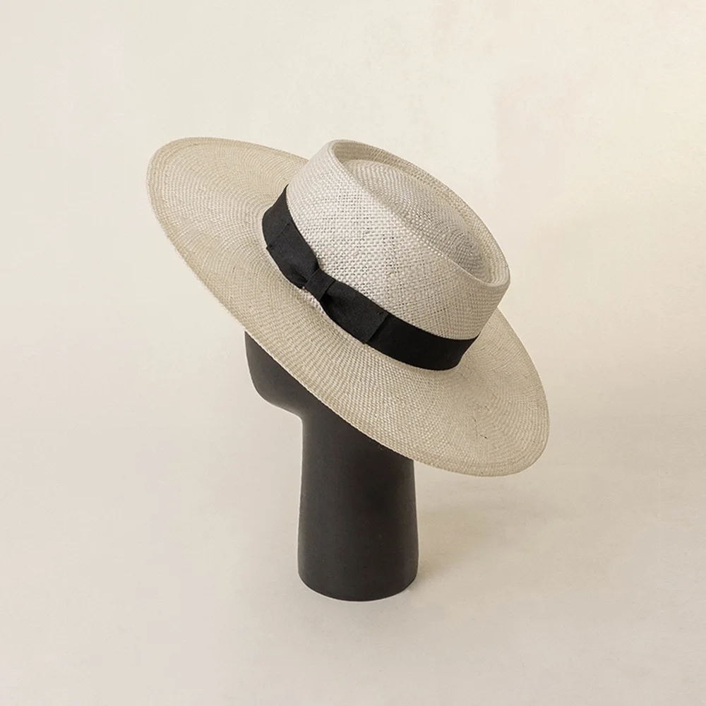 USPOP Summer Wide Brim Jute Straw Hat with Bow for Women Sun Protection Beach Hat
USPOP Summer Wide Brim Jute Straw Hat with Bow for Women Sun Protection Beach Hat