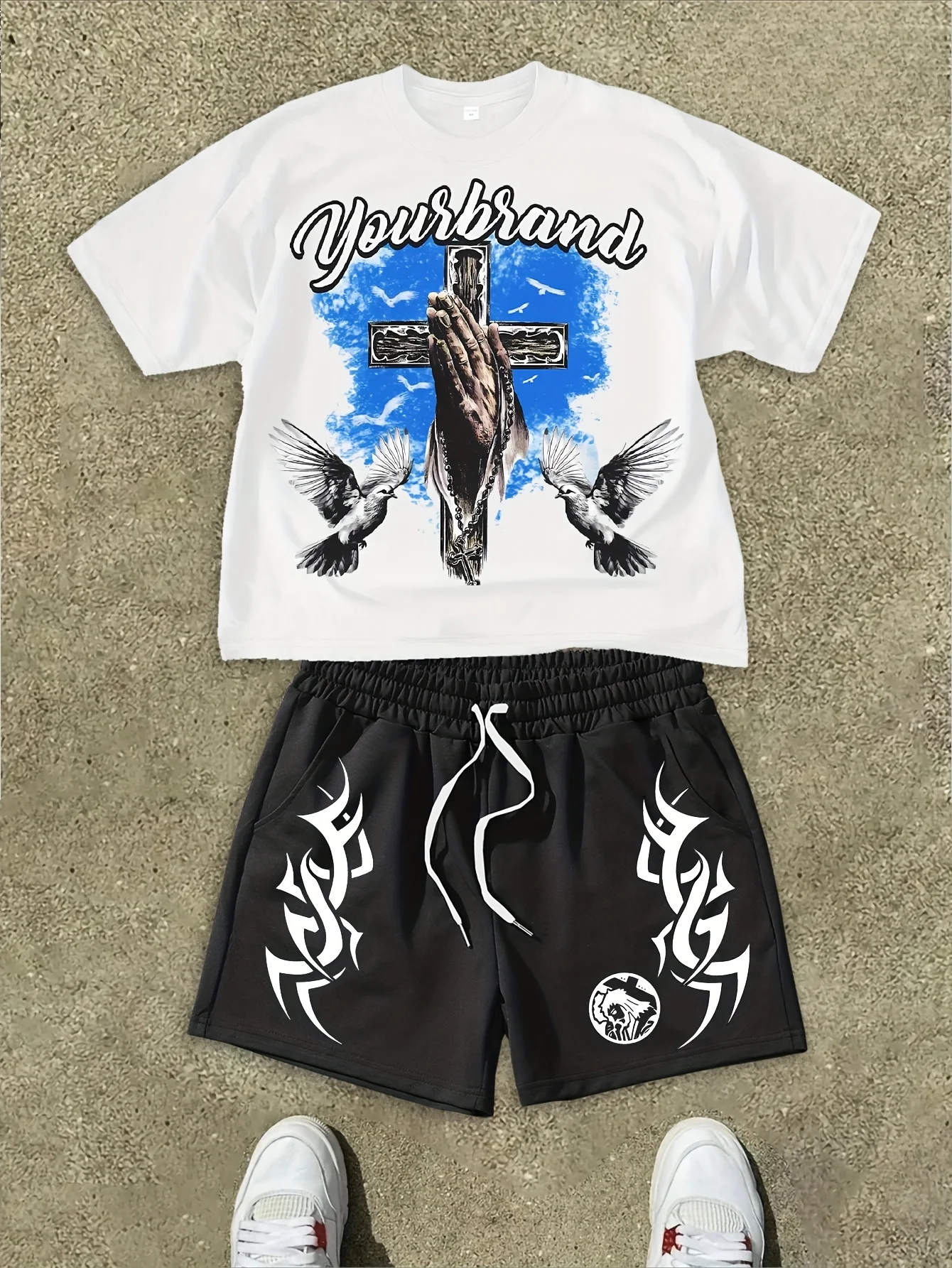 2026 Summer American Men's T-shirt Set for Outdoor Sports Fashion Casual Soft Breathable with 3D Letter Pattern Printing
2026 Summer American Men's T-shirt Set for Outdoor Sports Fashion Casual Soft Breathable with 3D Letter Pattern Printing