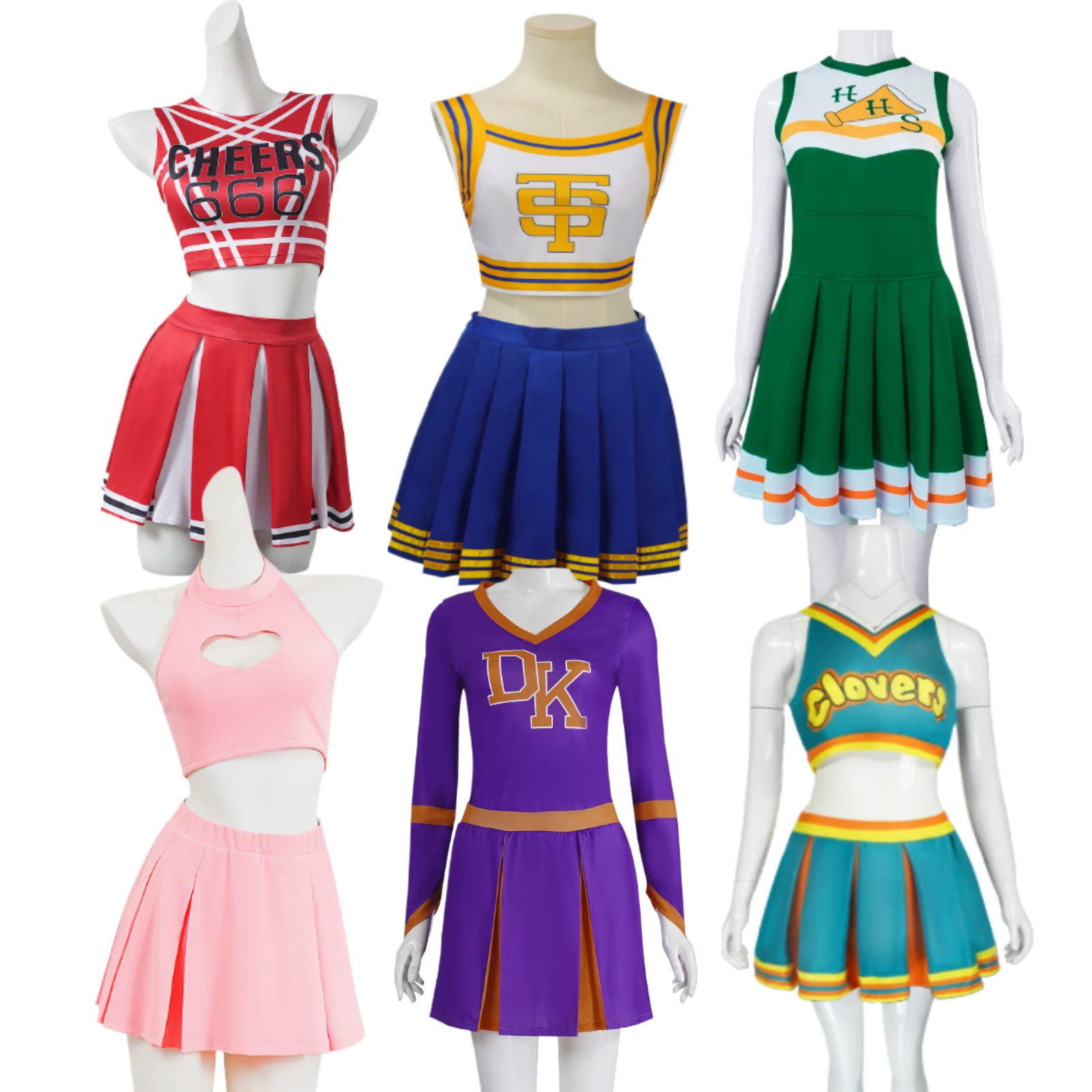 Women Men Cheerleading Uniform Eleven Girl Cheering Team Dress Hip Hop Dance Costume Taylor Cheerleader Football Babe Outfits
Women Men Cheerleading Uniform Eleven Girl Cheering Team Dress Hip Hop Dance Costume Taylor Cheerleader Football Babe Outfits