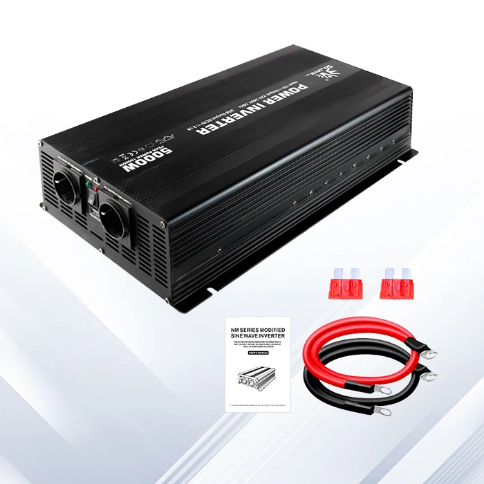 Single Phase 5000W Dc 12V 24V 48v to Ac 220V Modified Sine Wave Peak Power 10000W Solar Truck Inverter & Converters
Single Phase 5000W Dc 12V 24V 48v to Ac 220V Modified Sine Wave Peak Power 10000W Solar Truck Inverter & Converters