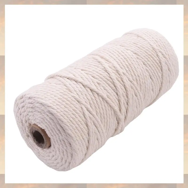Flash Trend 4X Macrame Cord Natural Cotton Rope 3Mm With Wood Ring Wood Stick For DIY Teether Macrame Kit Wall Hanging Plant Han
Flash Trend 4X Macrame Cord Natural Cotton Rope 3Mm With Wood Ring Wood Stick For DIY Teether Macrame Kit Wall Hanging Plant Han