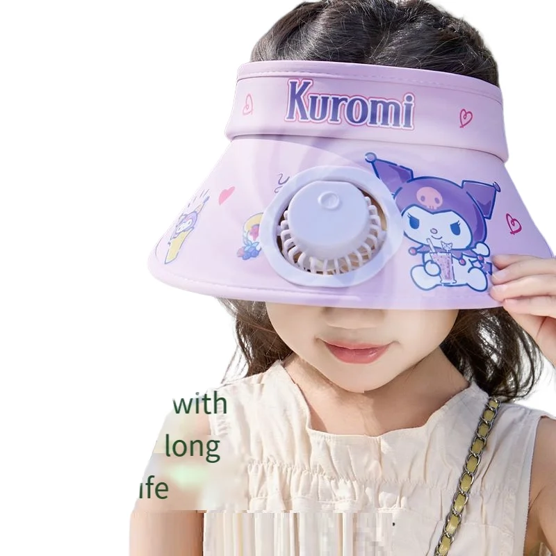 Sanrio Детская солнцезащитная шляпа с вентилятором My Melody Kuromi Cartoon Kawaii Sub Charging Шляпа с широкими полями УФ-защита Лето на открытом воздухе Новинка
Sanrio Детская солнцезащитная шляпа с вентилятором My Melody Kuromi Cartoon Kawaii Sub Charging Шляпа с широкими полями УФ-защита Лето на открытом воздухе Новинка