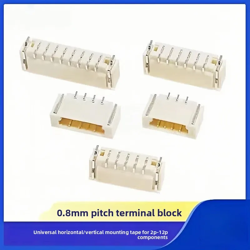 20Pcs JST SUR 0.8MM Pitch 2P 3P 4P 5P 6P 7P 8Pin Male Connector SMD PCB Plug Horizontal/Vertical
20Pcs JST SUR 0.8MM Pitch 2P 3P 4P 5P 6P 7P 8Pin Male Connector SMD PCB Plug Horizontal/Vertical