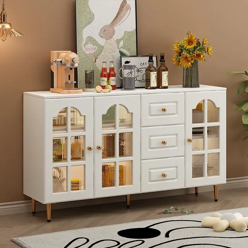 Glass door dining side cabinet household solid wood living room European locker modern simple kitchen cupboard storage
Glass door dining side cabinet household solid wood living room European locker modern simple kitchen cupboard storage