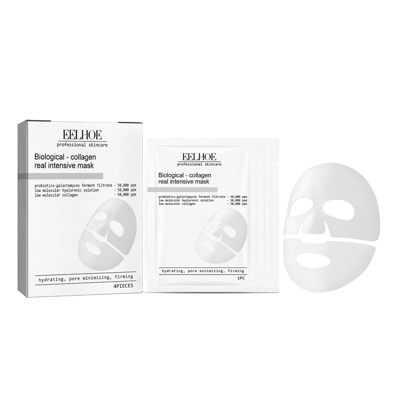 EELHOE Firming Collagen Mask (Box Set) Moisturizing, Hydrating And Firming Three-In-One Mask Nourishes And Smooths The Skin
EELHOE Firming Collagen Mask (Box Set) Moisturizing, Hydrating And Firming Three-In-One Mask Nourishes And Smooths The Skin