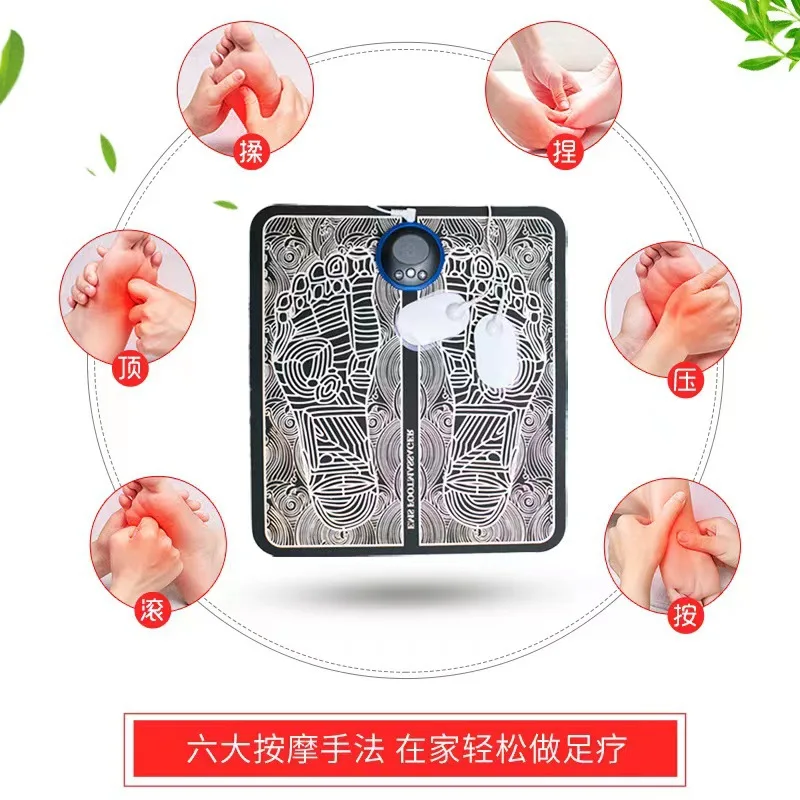 Импульсный массажер для ног, терапевтический аппарат, массажная подушка с подошвой ems, автоматический артефакт меридиана для ног
Импульсный массажер для ног, терапевтический аппарат, массажная подушка с подошвой ems, автоматический артефакт меридиана для ног