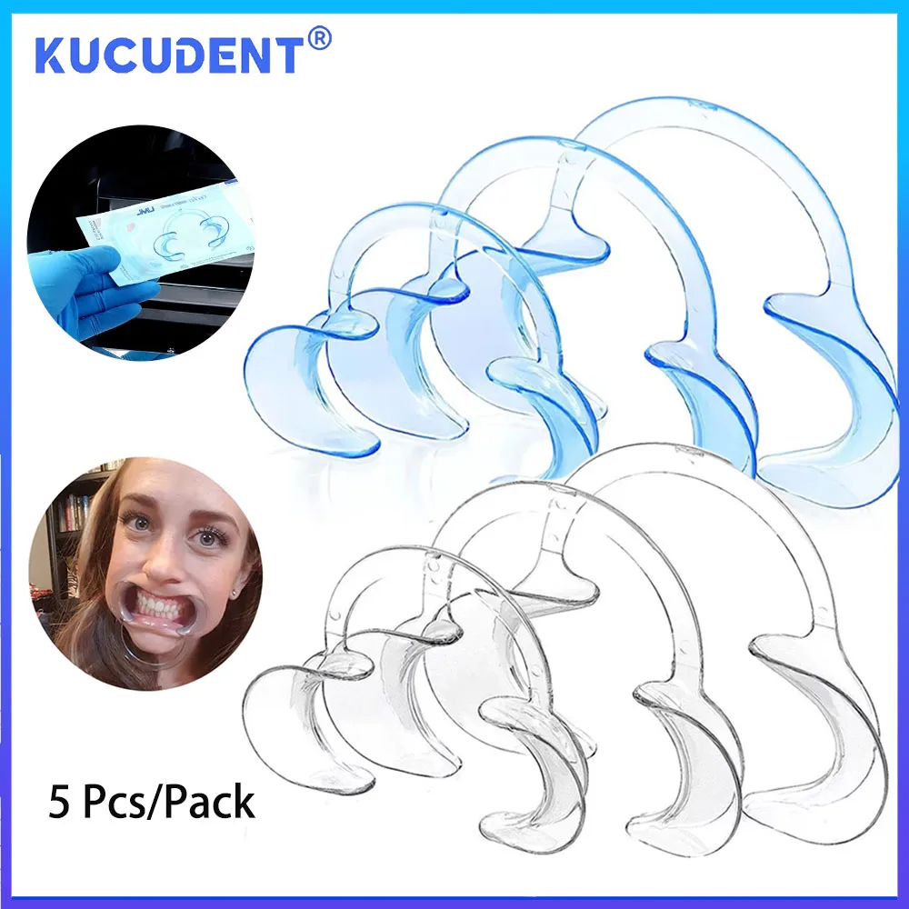 5 Pcs/Pack Dental Cheek Retractor Mouth Opener for Teeth Whitening C-Shape Spreader Lip Smile Stretcher Clear Blue S/M/L
5 Pcs/Pack Dental Cheek Retractor Mouth Opener for Teeth Whitening C-Shape Spreader Lip Smile Stretcher Clear Blue S/M/L