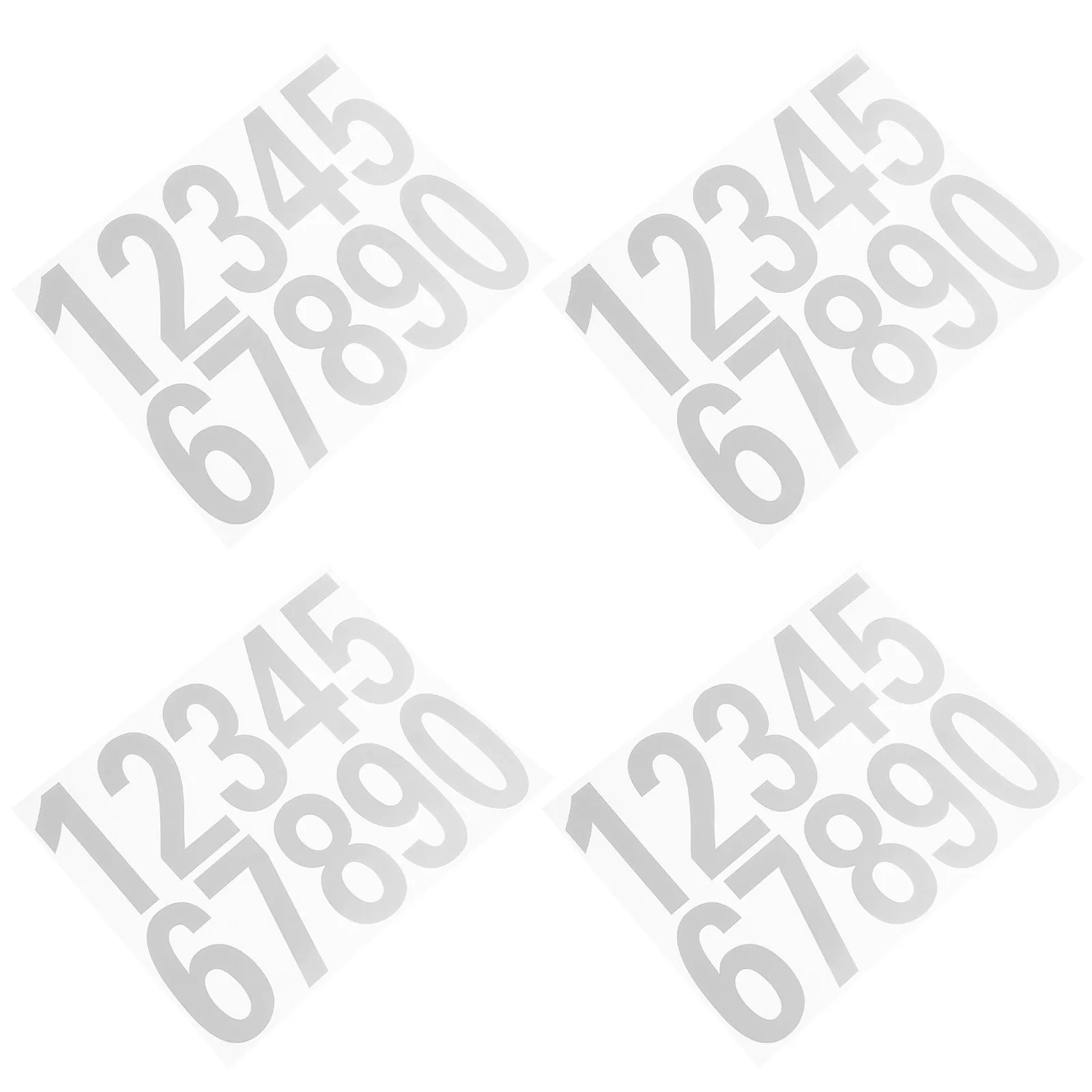4Sets Number Reflective Stickers Pet Material Waterproof for Mailbox Door Address 0-9 Number Decals Safe
4Sets Number Reflective Stickers Pet Material Waterproof for Mailbox Door Address 0-9 Number Decals Safe