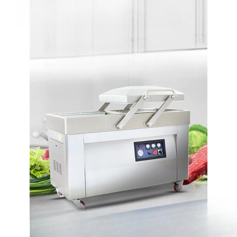 Double chamber vacuum packaging machine, automatic commercial wet and dry food packaging machine
Double chamber vacuum packaging machine, automatic commercial wet and dry food packaging machine