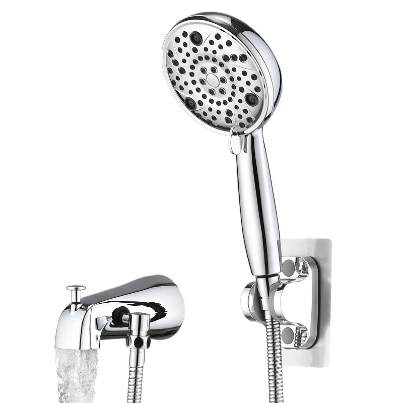 8-Setting High-Pressure Handheld Shower with Hose & Slip-On Diverter Tub Spout
8-Setting High-Pressure Handheld Shower with Hose & Slip-On Diverter Tub Spout