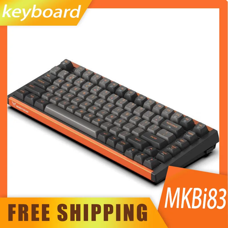 Minisforum Wireless Keyboard Mkbi83 Aluminium Alloy body Mechanical Keyboard Three-Mode Custom Rgb Pbt Keyboard For Office
Minisforum Wireless Keyboard Mkbi83 Aluminium Alloy body Mechanical Keyboard Three-Mode Custom Rgb Pbt Keyboard For Office