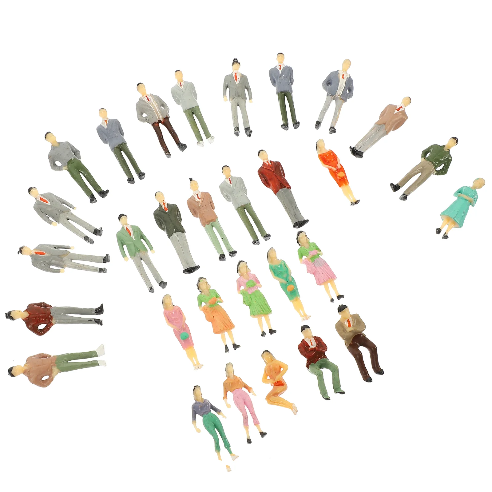 30pcs Miniature People Figures ABS Tiny Colorful Villains Toys for Kids School Projects Architectural Models Playsets
30pcs Miniature People Figures ABS Tiny Colorful Villains Toys for Kids School Projects Architectural Models Playsets