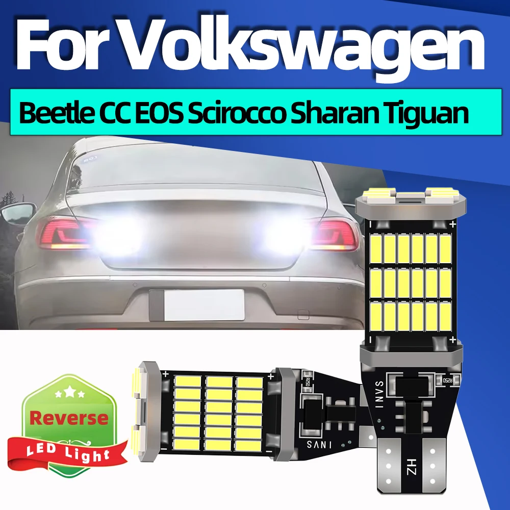 2Pcs W16W T15 921 LED Backup Lights 4014SMD Reverse Lamps Canbus For VW Touareg Beetle CC EOS Routan Scirocco mk3 Sharan Tiguan
2Pcs W16W T15 921 LED Backup Lights 4014SMD Reverse Lamps Canbus For VW Touareg Beetle CC EOS Routan Scirocco mk3 Sharan Tiguan