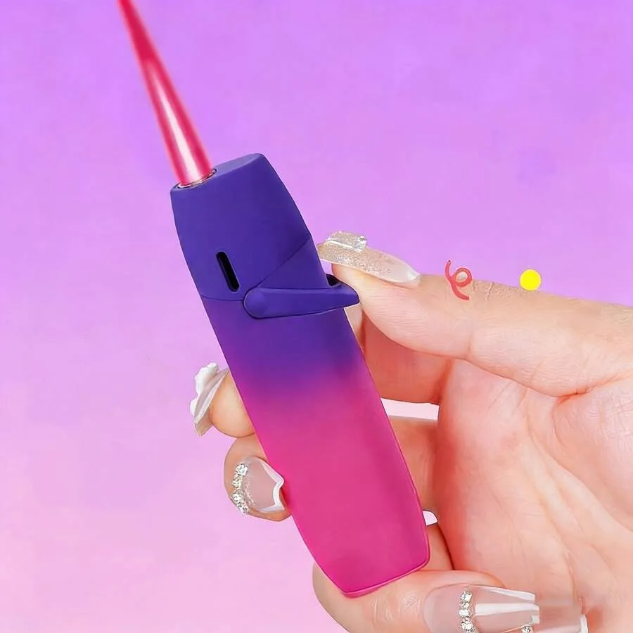 Windproof Portable Lighter With Adjustable Flame and Pink Refillable Torch - Butane- Ignighter Gas Not Included For Camping, BB
Windproof Portable Lighter With Adjustable Flame and Pink Refillable Torch - Butane- Ignighter Gas Not Included For Camping, BB
