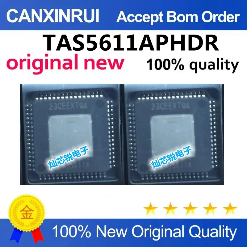 Brand new original TAS5611APHDR silk screen TAS5611A class D audio power amplifier chip
Brand new original TAS5611APHDR silk screen TAS5611A class D audio power amplifier chip