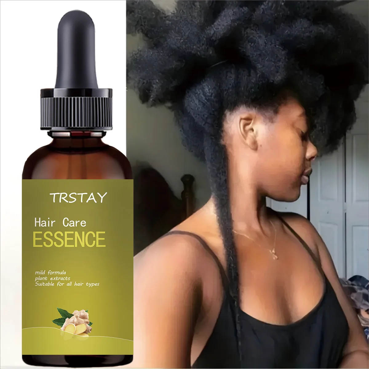 Hair care essence mild formula plant extract suitable for all hair
Hair care essence mild formula plant extract suitable for all hair