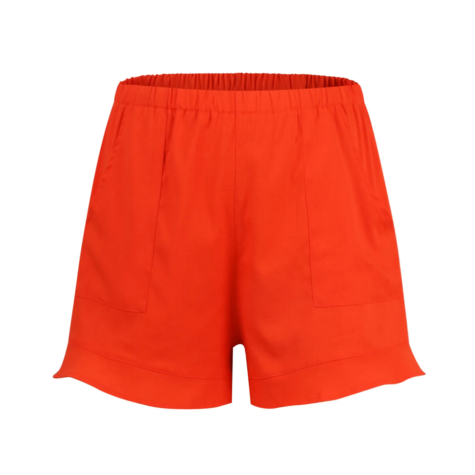 Women'S Causal Shorts Summer Daily Classic All-Match Solid Color Elastic Waist Shorts Regular Loose Ruffles Shorts With Pockets
Women'S Causal Shorts Summer Daily Classic All-Match Solid Color Elastic Waist Shorts Regular Loose Ruffles Shorts With Pockets