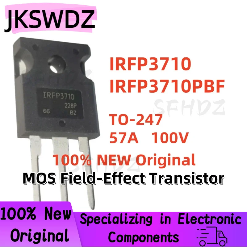 5/10/20PCS 100% NEW Quality IRFP3710 IRFP3710PBF TO-247 57A 100V High-power MOSFET
5/10/20PCS 100% NEW Quality IRFP3710 IRFP3710PBF TO-247 57A 100V High-power MOSFET
