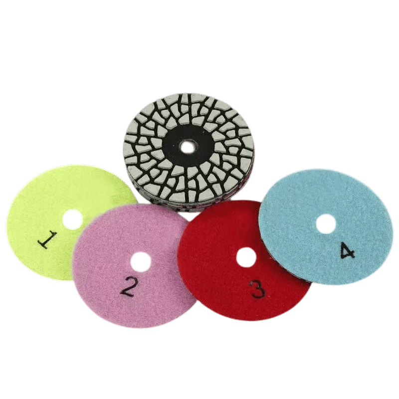 4PCS 3 / 4 Inch 4-Step Diamond Dry Polishing Pads for Granite Marble Quartz Stone Countertop Polishing Abrasive Tool
4PCS 3 / 4 Inch 4-Step Diamond Dry Polishing Pads for Granite Marble Quartz Stone Countertop Polishing Abrasive Tool