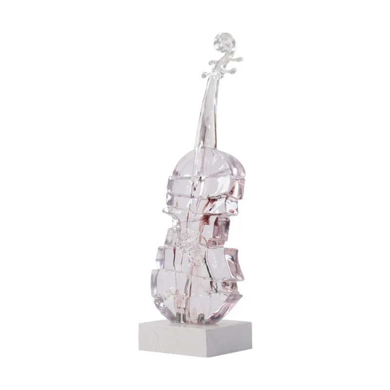 YJQ Creative Transparent Resin Violin Ornament Sales Office Clubhouse Hotel Lobby Aisle Sculpture
YJQ Creative Transparent Resin Violin Ornament Sales Office Clubhouse Hotel Lobby Aisle Sculpture