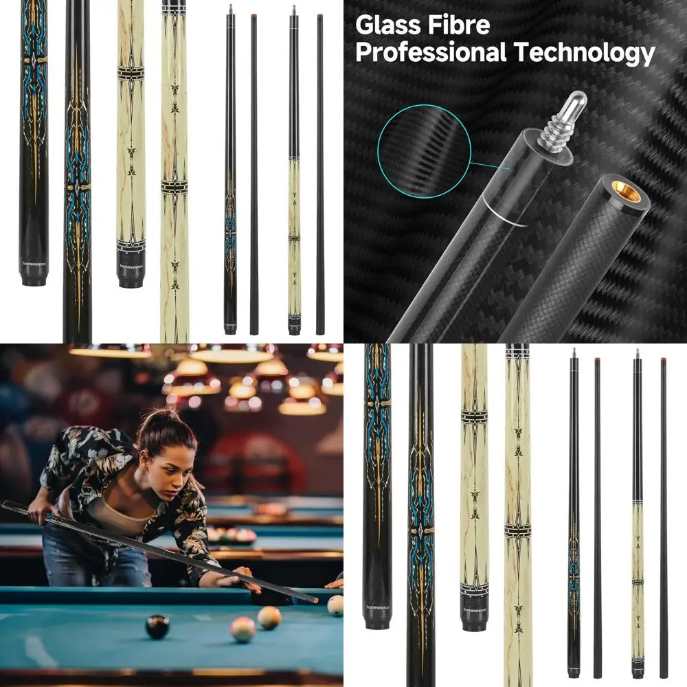58-дюймовый профессиональный бильярдный кий из стекловолокна с низким деформационным стержнем
58-дюймовый профессиональный бильярдный кий из стекловолокна с низким деформационным стержнем