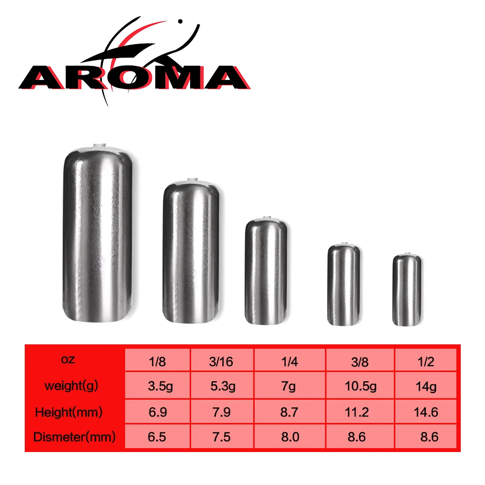 Hot Selling 5/10Pcs Tungsten Fishing Weights Sinkers For Carolina Rig Barrel Weight Sinker Carp Fishing Accessories 3.5g -14g
Hot Selling 5/10Pcs Tungsten Fishing Weights Sinkers For Carolina Rig Barrel Weight Sinker Carp Fishing Accessories 3.5g -14g