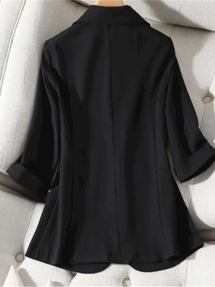 Slim Fit Lightweight Spring Summer New Style Seven Sleeve Casual Fashion Versatile Draped Women's Small Suit Jacket Thin
Slim Fit Lightweight Spring Summer New Style Seven Sleeve Casual Fashion Versatile Draped Women's Small Suit Jacket Thin