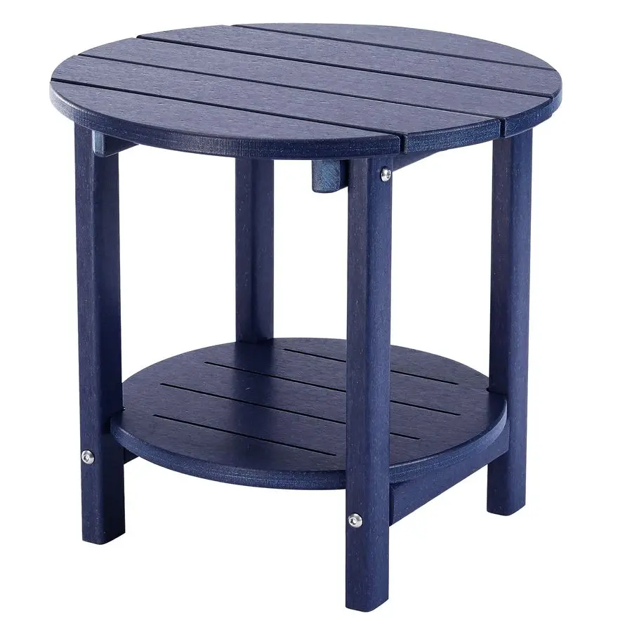 Круглый приставной столик Адирондак, двойной приставной столик, уличные приставные столики для патио, двора, бассейна, для использования в помещении, простое в обслуживание, легкое в уходе
Круглый приставной столик Адирондак, двойной приставной столик, уличные приставные столики для патио, двора, бассейна, для использования в помещении, простое в обслуживание, легкое в уходе