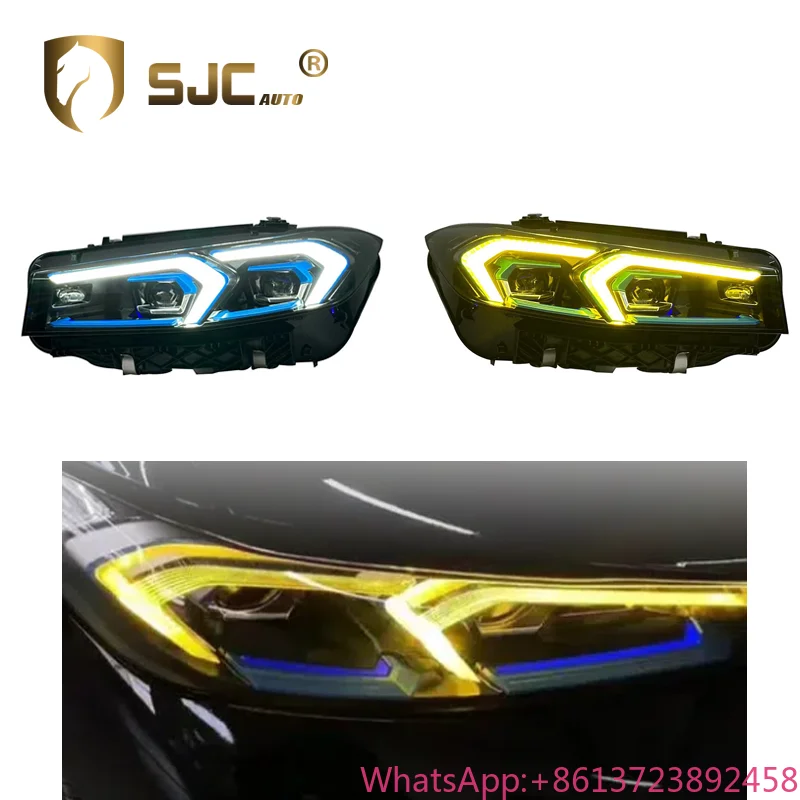 SJC Auto Part Lighting System for BMW 3 Series LCI 2023-2025 G20 G28 Upgrade to New Dual-color White+Yellow DRL Front Lamp
SJC Auto Part Lighting System for BMW 3 Series LCI 2023-2025 G20 G28 Upgrade to New Dual-color White+Yellow DRL Front Lamp