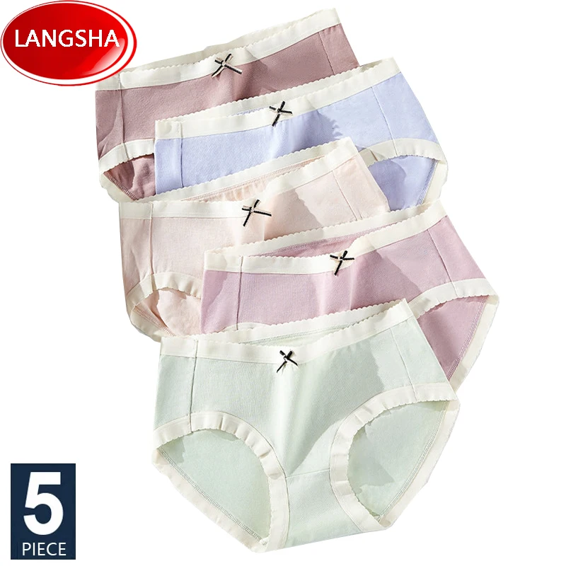 5Pcs/Set Cotton Panties Women Soft Underwear Lovely Young Girls Panty Breathable Briefs Sexy Ladies Underpants Female Lingerie
5Pcs/Set Cotton Panties Women Soft Underwear Lovely Young Girls Panty Breathable Briefs Sexy Ladies Underpants Female Lingerie