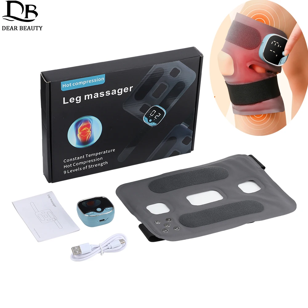 EMS Microcurrent Heating Knee Pad Electric Knee Massager Skin-friendly Comfortable Knee Protector Heated Calf Leg Massager Brace
EMS Microcurrent Heating Knee Pad Electric Knee Massager Skin-friendly Comfortable Knee Protector Heated Calf Leg Massager Brace