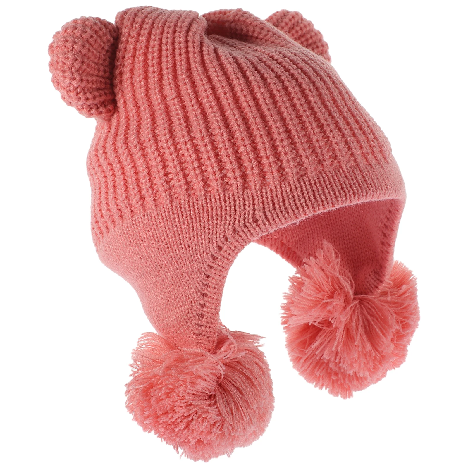 Knitted Hats Pink S Size Furry Balls Warm Winter Hat Kids Material Children Accessories Knit Cap
Knitted Hats Pink S Size Furry Balls Warm Winter Hat Kids Material Children Accessories Knit Cap