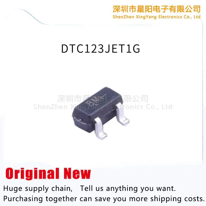 Новый оригинальный Шелковый экран DTC123JET1G 8 м на ansion beauty NPN 50 в, 100 мА (10)
Новый оригинальный Шелковый экран DTC123JET1G 8 м на ansion beauty NPN 50 в, 100 мА (10)