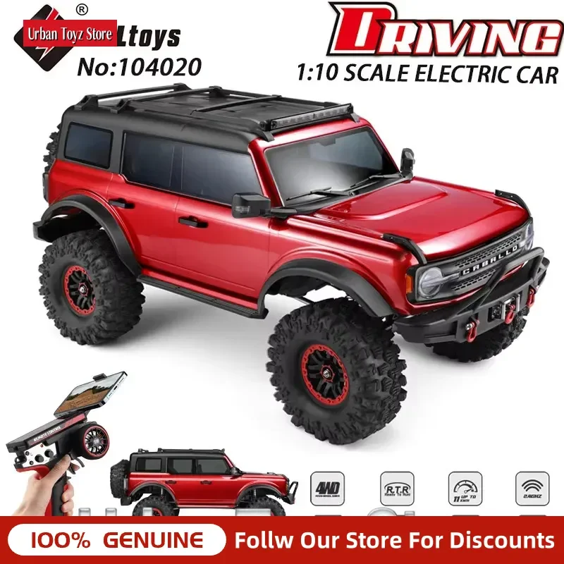 Радиоуправляемый внедорожник WL Professional 1:10, электрический, 4WD, имитация Bronco, для бездорожья, модель 104020
Радиоуправляемый внедорожник WL Professional 1:10, электрический, 4WD, имитация Bronco, для бездорожья, модель 104020