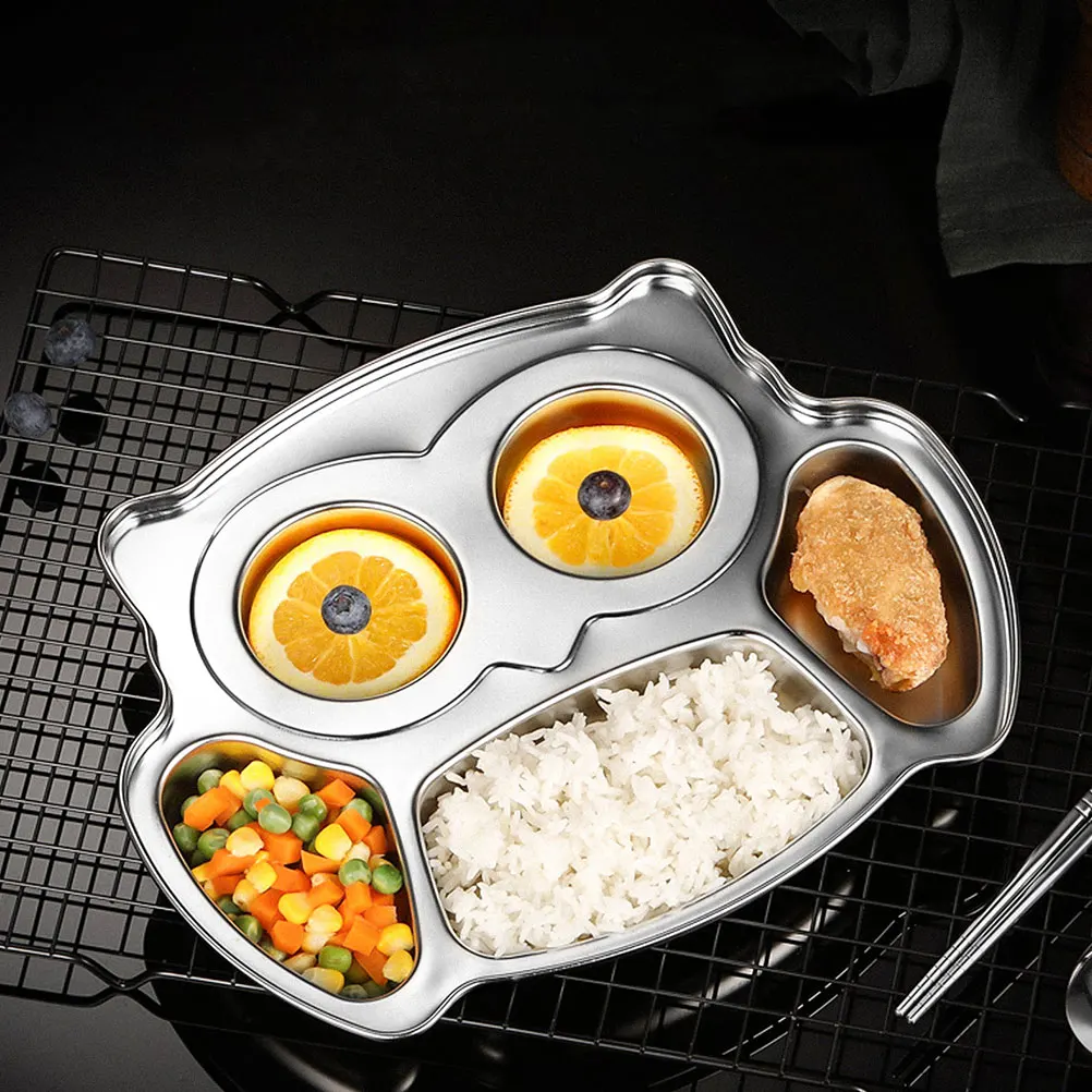 2 Pcs Owl Plate Section Plates for Adults Metal Toddler Divided Serving Tray Dinner Dish Lunch
2 Pcs Owl Plate Section Plates for Adults Metal Toddler Divided Serving Tray Dinner Dish Lunch