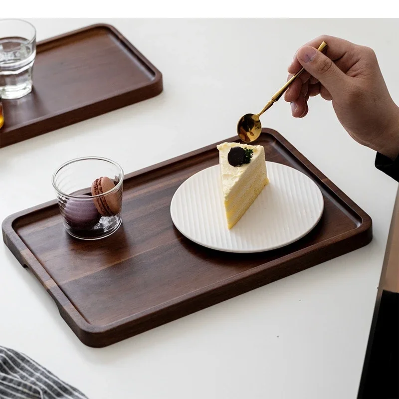 Rectangular Storage Tray Wooden Tea Living Room Desktop Fruit Set Tableware Home Tools
Rectangular Storage Tray Wooden Tea Living Room Desktop Fruit Set Tableware Home Tools