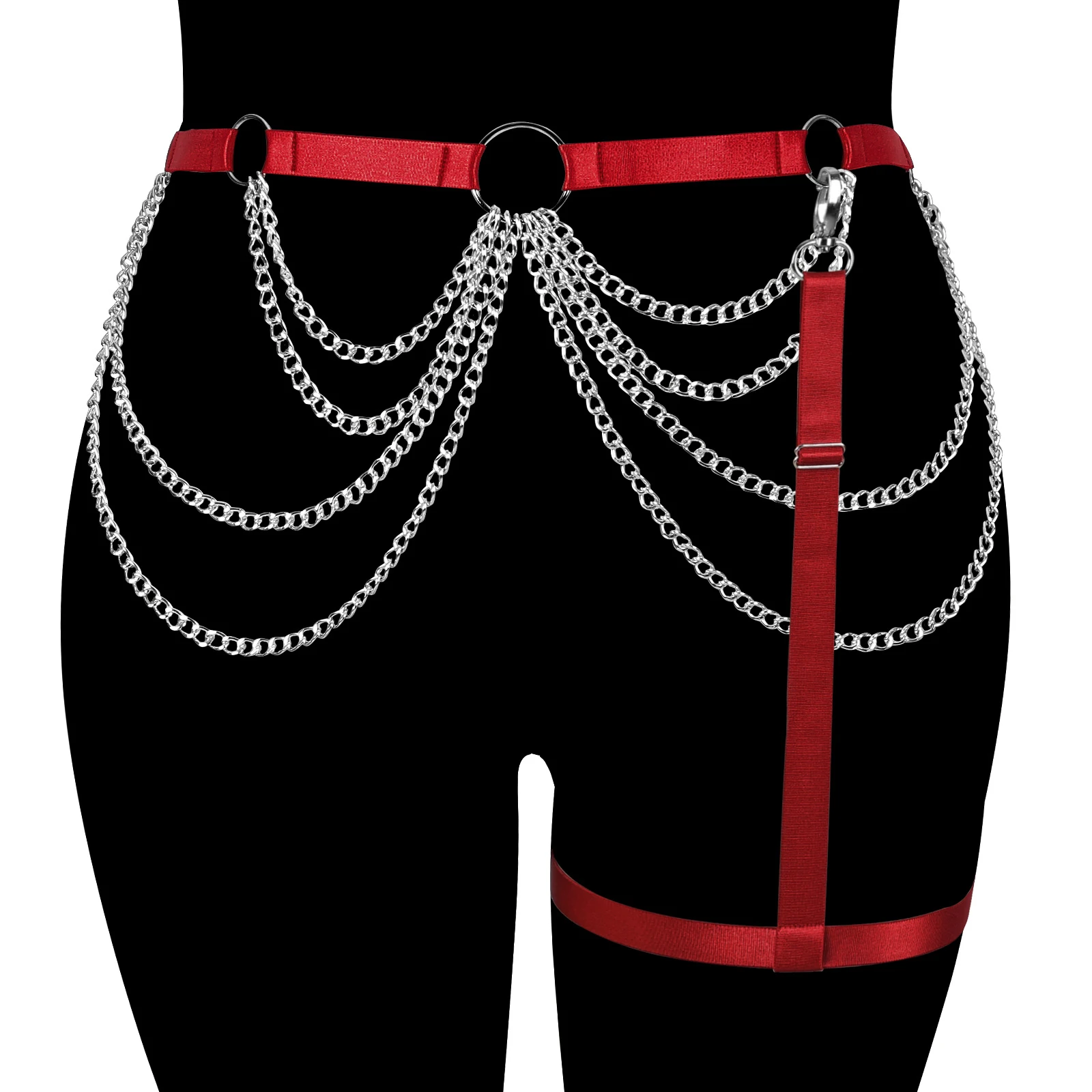 Women Bondage Straps Body Accessories Gothic Body Harness Underwear Suspenders Fashion Garters Belt Sexy Underwear
Women Bondage Straps Body Accessories Gothic Body Harness Underwear Suspenders Fashion Garters Belt Sexy Underwear