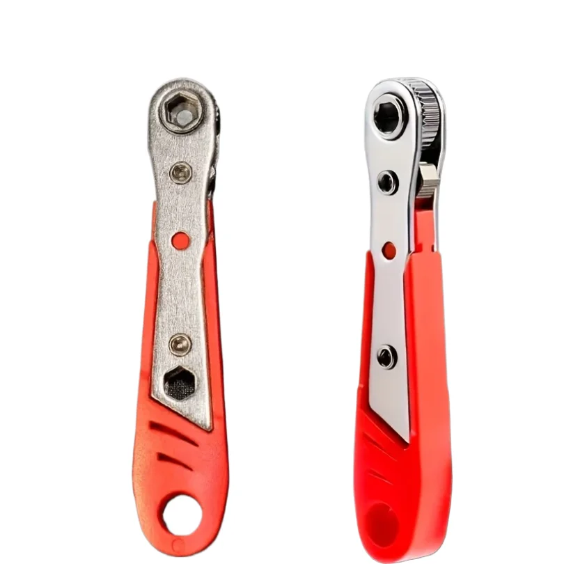 A Red Multifunctional Bidirectional Ratchet Screwdriver Right Angle Magnetic Wrench Cross Shaped Short Screw red Tool
A Red Multifunctional Bidirectional Ratchet Screwdriver Right Angle Magnetic Wrench Cross Shaped Short Screw red Tool
