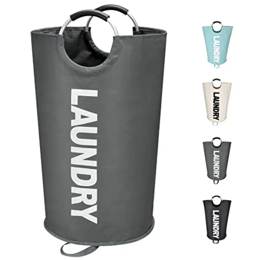 Large Laundry Basket, Freestanding Tall Clothes Hamper, Collapsible Laundry Bag
Large Laundry Basket, Freestanding Tall Clothes Hamper, Collapsible Laundry Bag